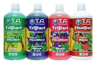 Комплект удобрений Tripart HW (Flora Series HW)+FinalPart (Ripen) 4x1 л Tripart HW (Flora Series HW+Ripen) 4x1 л
