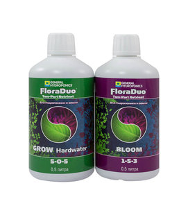Комплект удобрений Flora Duo Grow HW + Flora Duo Bloom 2x500 мл Flora Duo Grow HW + Flora Duo Bloom 2x500 мл