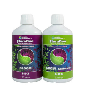 Комплект удобрений Flora Duo Grow SW + Flora Duo Bloom 2x500 мл Flora Duo Grow SW + Flora Duo Bloom 2x500 мл