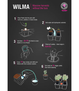 Гидропонная установка Wilma XL Wide8 25 л